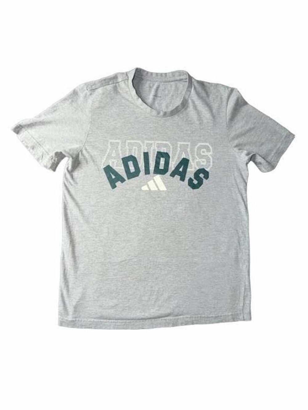 Adidas Graphic T-Shirt Size XS Gray Short Sleeve Crew Neck